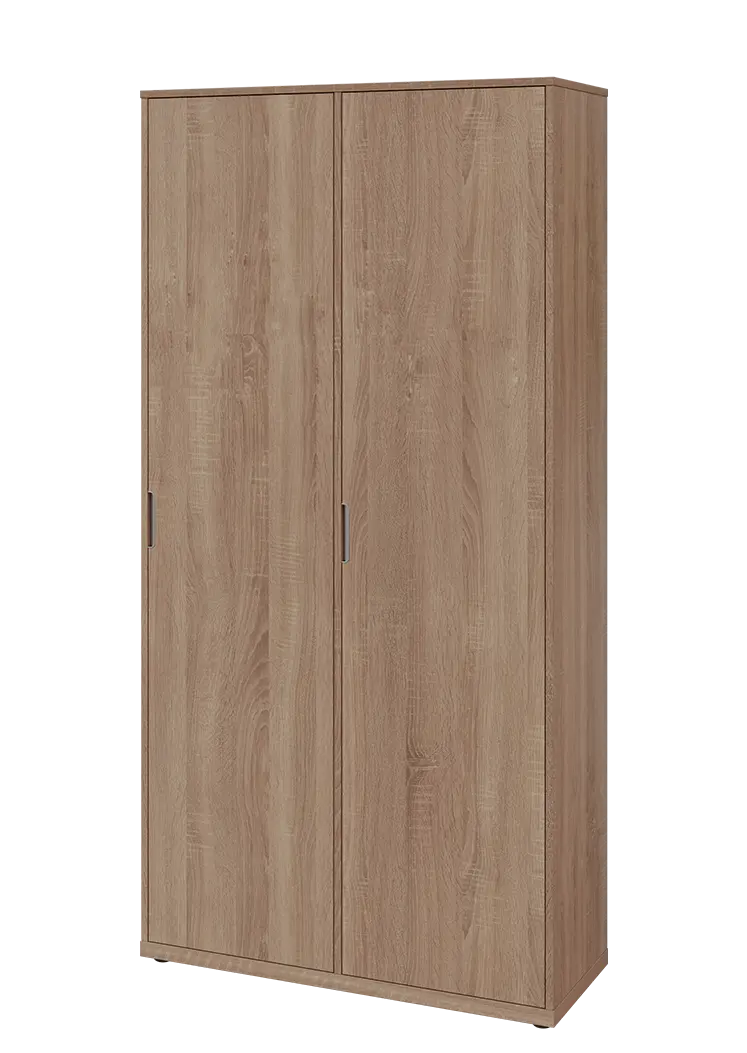 KSR6-81 P skříň šatní, 2x výsuvné ramínko, 2053x1022x400 mm, provedení pravé, dub bardolino